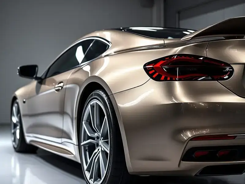 Before and after paint transformation